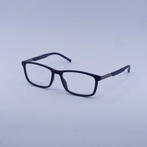 Tommy Hilfiger TH 1694 0PJP 00 Eyeglasses Blue/Ruthenium 55mm Rectangle Frame